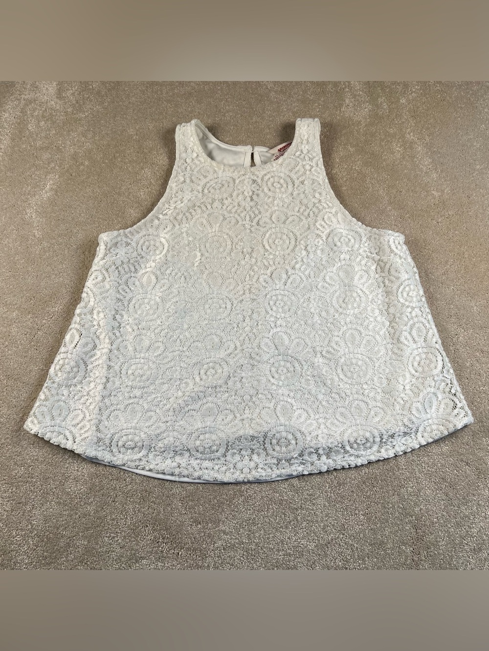 Lace Tank Top White Arizona Women's small